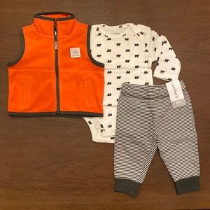 Carters Baby Boys Vest Set